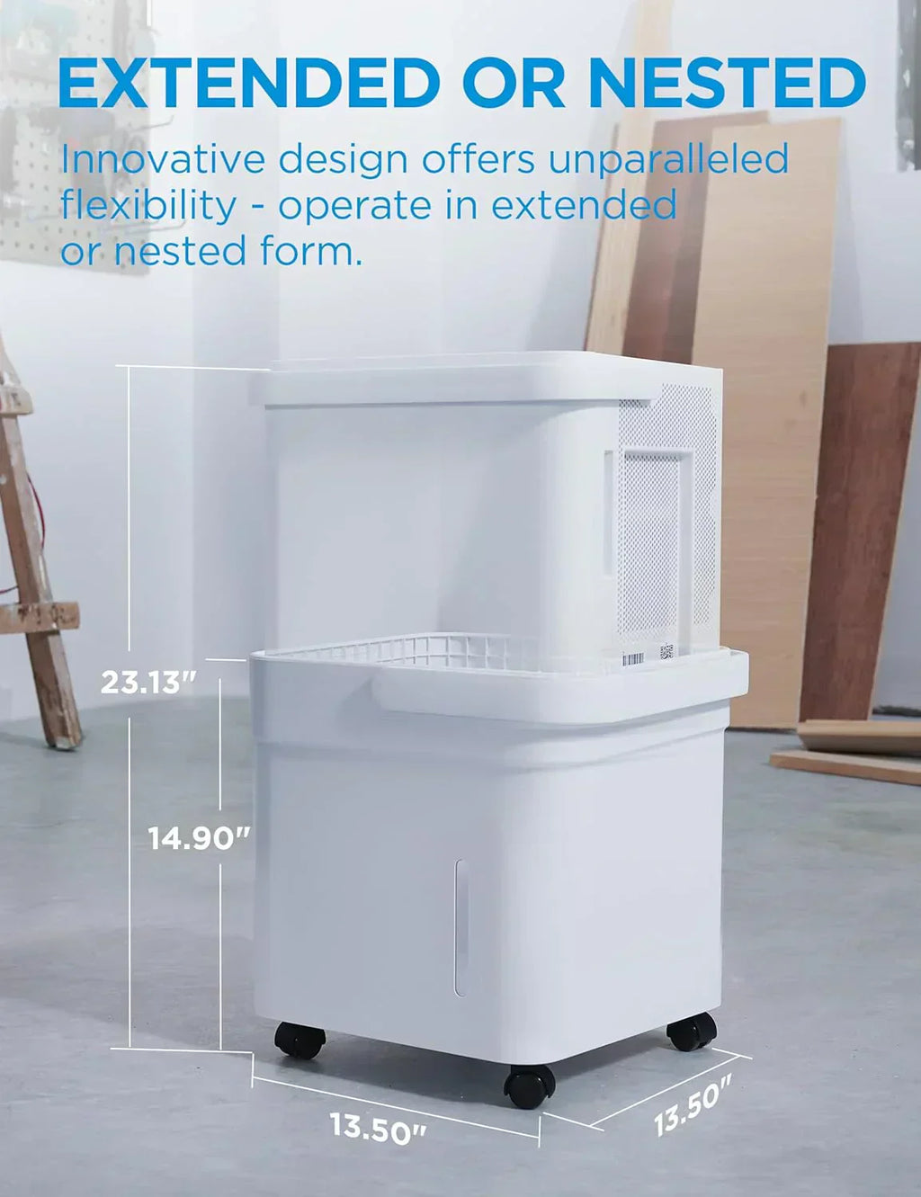 Midea Cube 35 Pint Dehumidifier for Basement and Rooms at Home for up to 3,500 Sq. Ft.