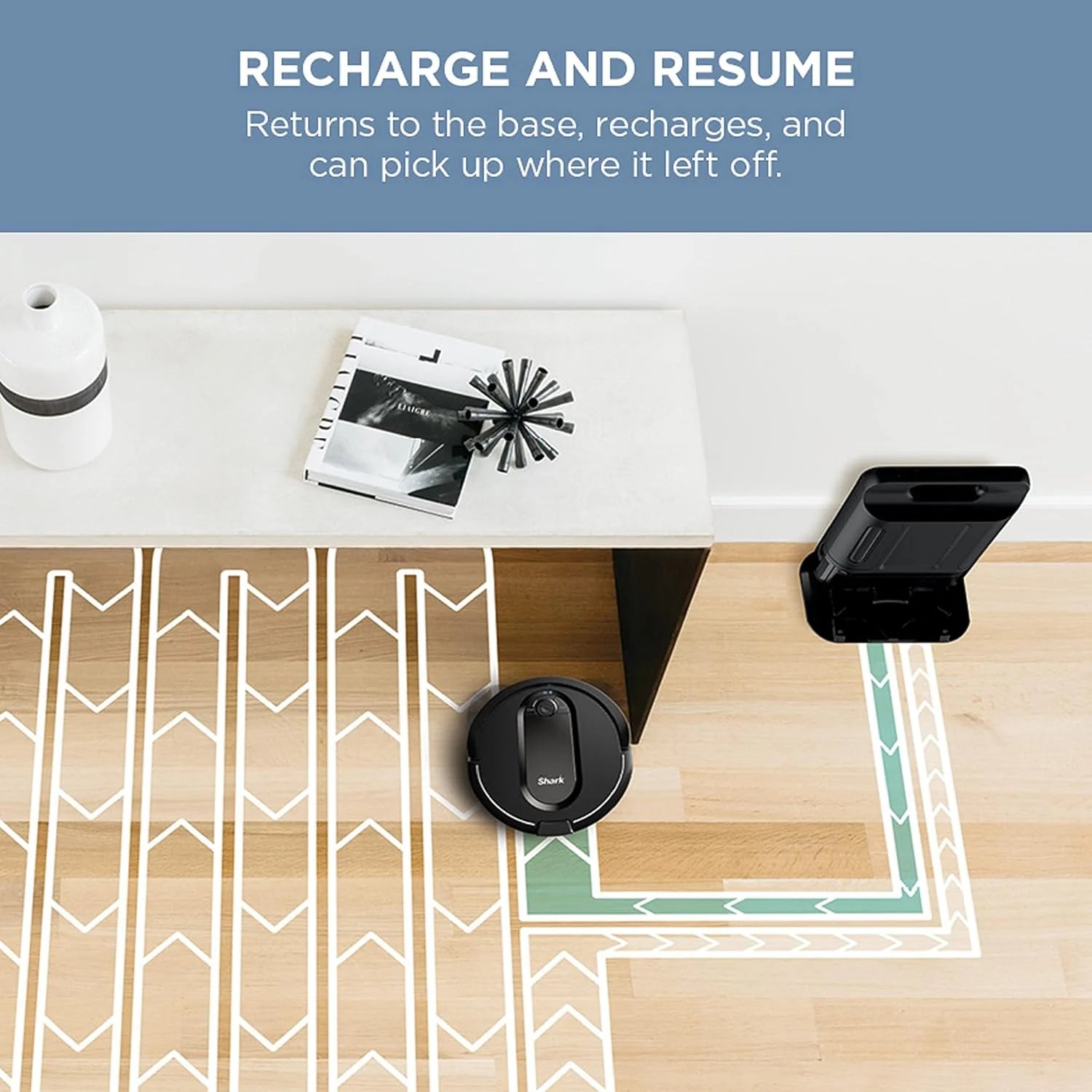 Robot Vacuum & Mop Combo, Powerful Suction, Matrix Plus, 60-Day Debris Capacity, HEPA Bagless Self Empty Base, Sonic Mopping, Home Mapping for Pet Hair - Carpets & Hardfloor, AV2610WA