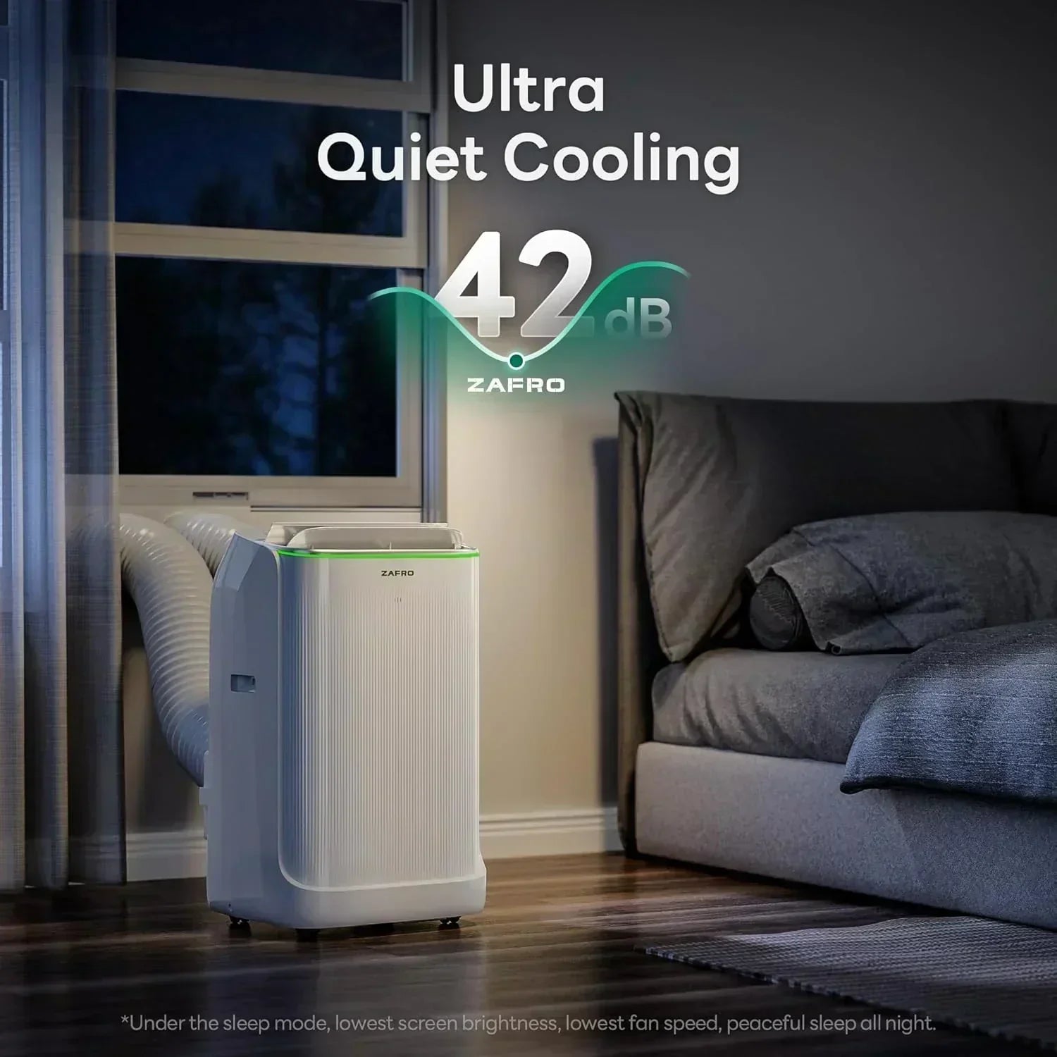 ZAFRO 8,000 BTU Portable Air Conditioners 4 Modes Portable AC Unit with Fast Cooling