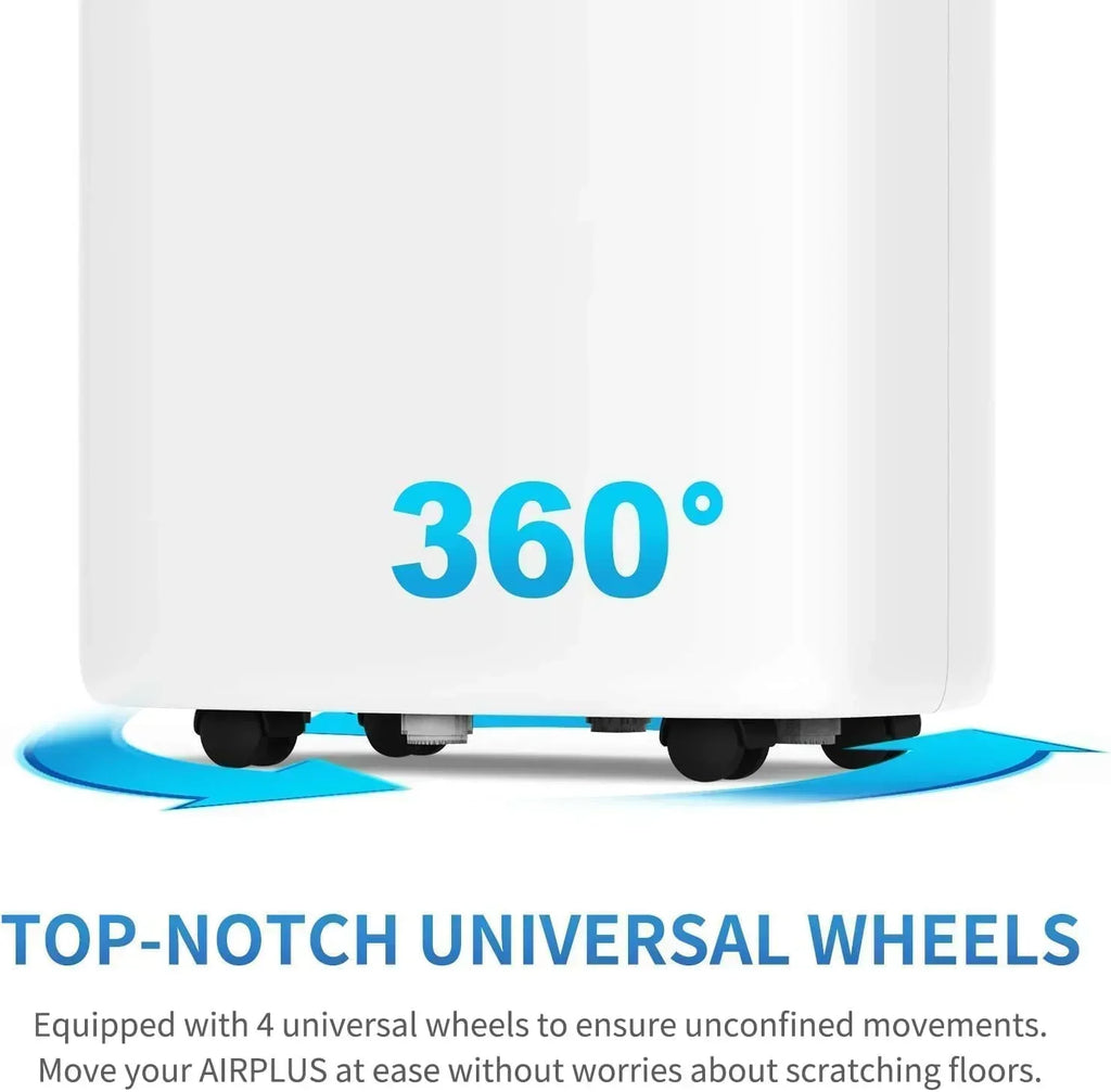 AIRPLUS 1,500 Sq. Ft Dehumidifier for Basement 30 Pints Powerful Dehumidifier for Home Large Rooms