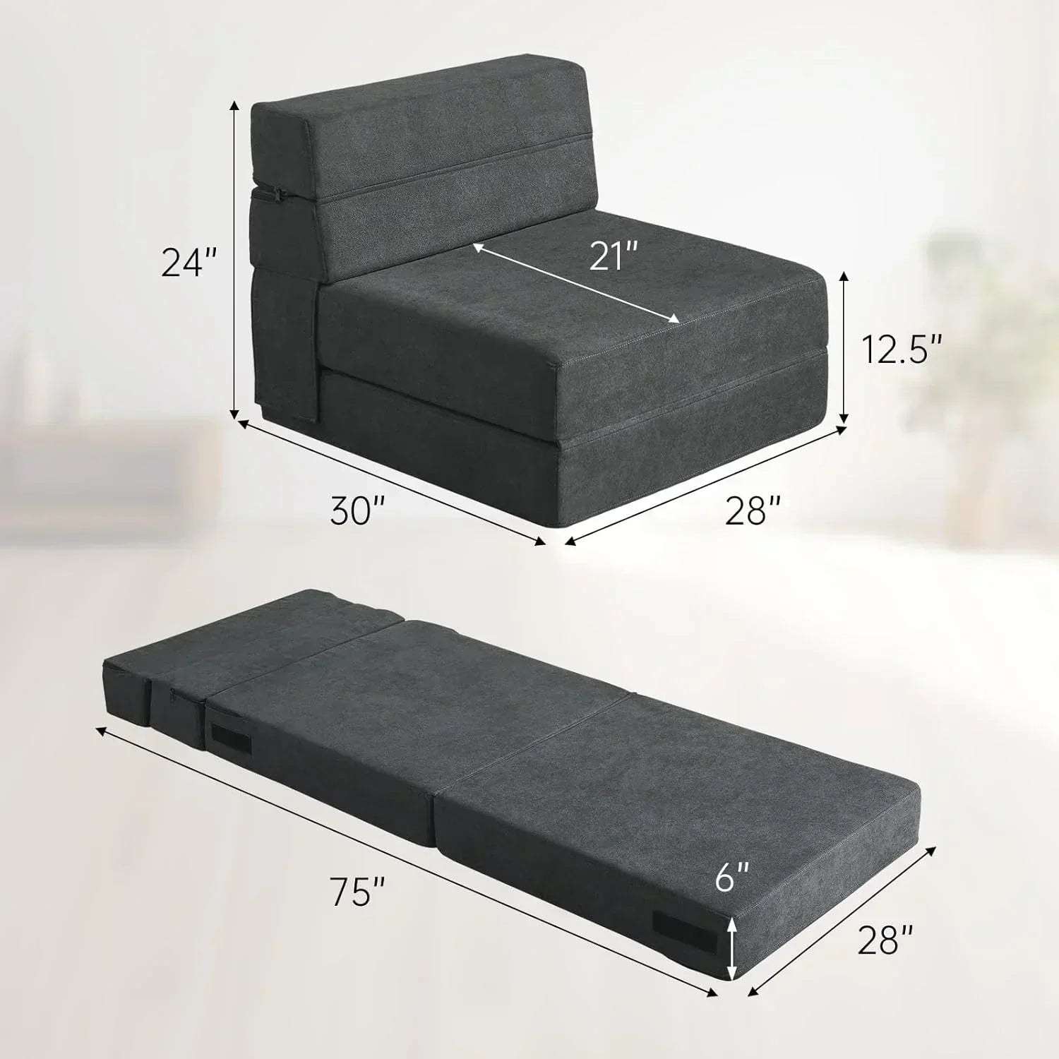 60 inch pull out sofa bed memory foam sofa with 2 pillows futon bed guest bed and pull out sofa
