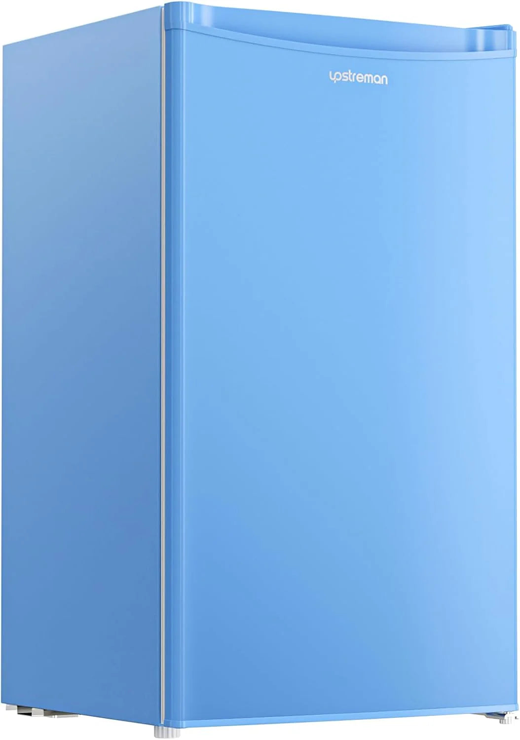 Upstreman 3.2 Cu.Ft Mini Fridge with Freezer, Single Door Mini Fridge, Dorm Fridge, Adjustable Thermostat, Mini Refrigerator