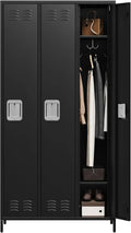 GAOMON Locker for Employees 6 Doors Locker Cabinet with Hooks Storage Locker