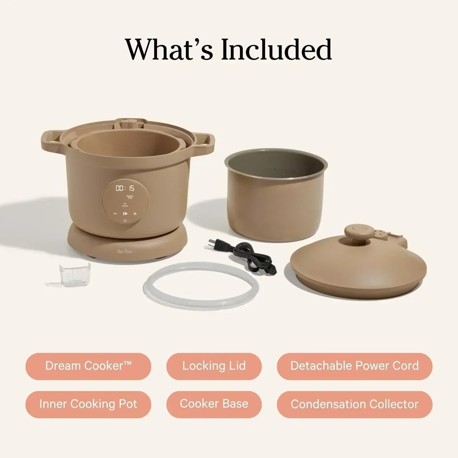 Our Place Dream Cooker 6-quart Multicooker 4 Versatile Modes Pressure Cook Slow Cook Sear