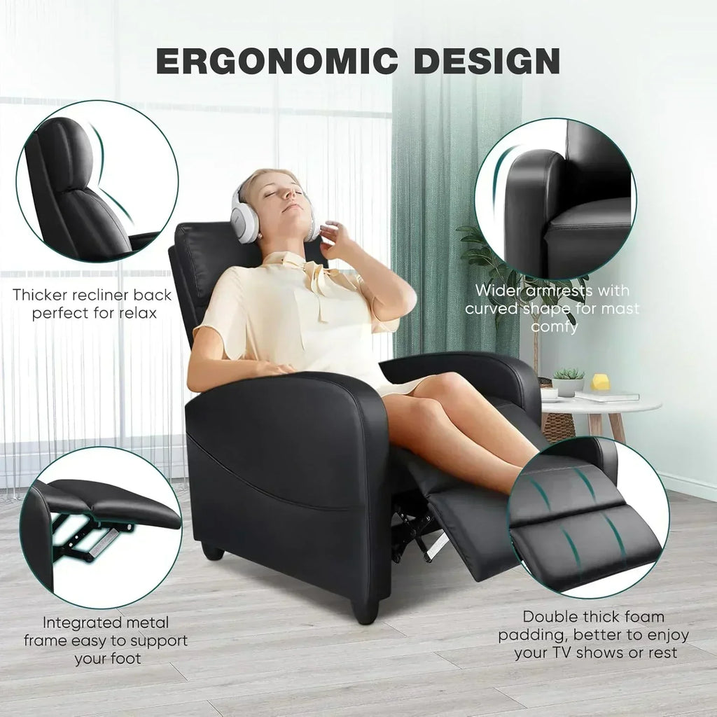 Swivel high-back rocking chair with footrest padded glider baby chair with comfortable deep seat