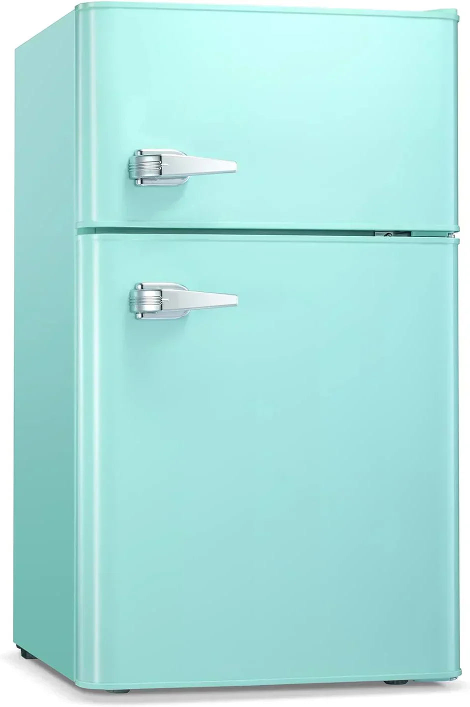 Antarctic Star Compact Mini Refrigerator Separate Freezer Small Fridge Double 2-Door