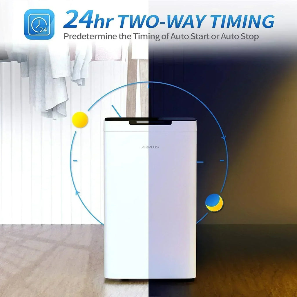 AIRPLUS 1,500 Sq. Ft Dehumidifier for Basement 30 Pints Powerful Dehumidifier for Home Large Rooms