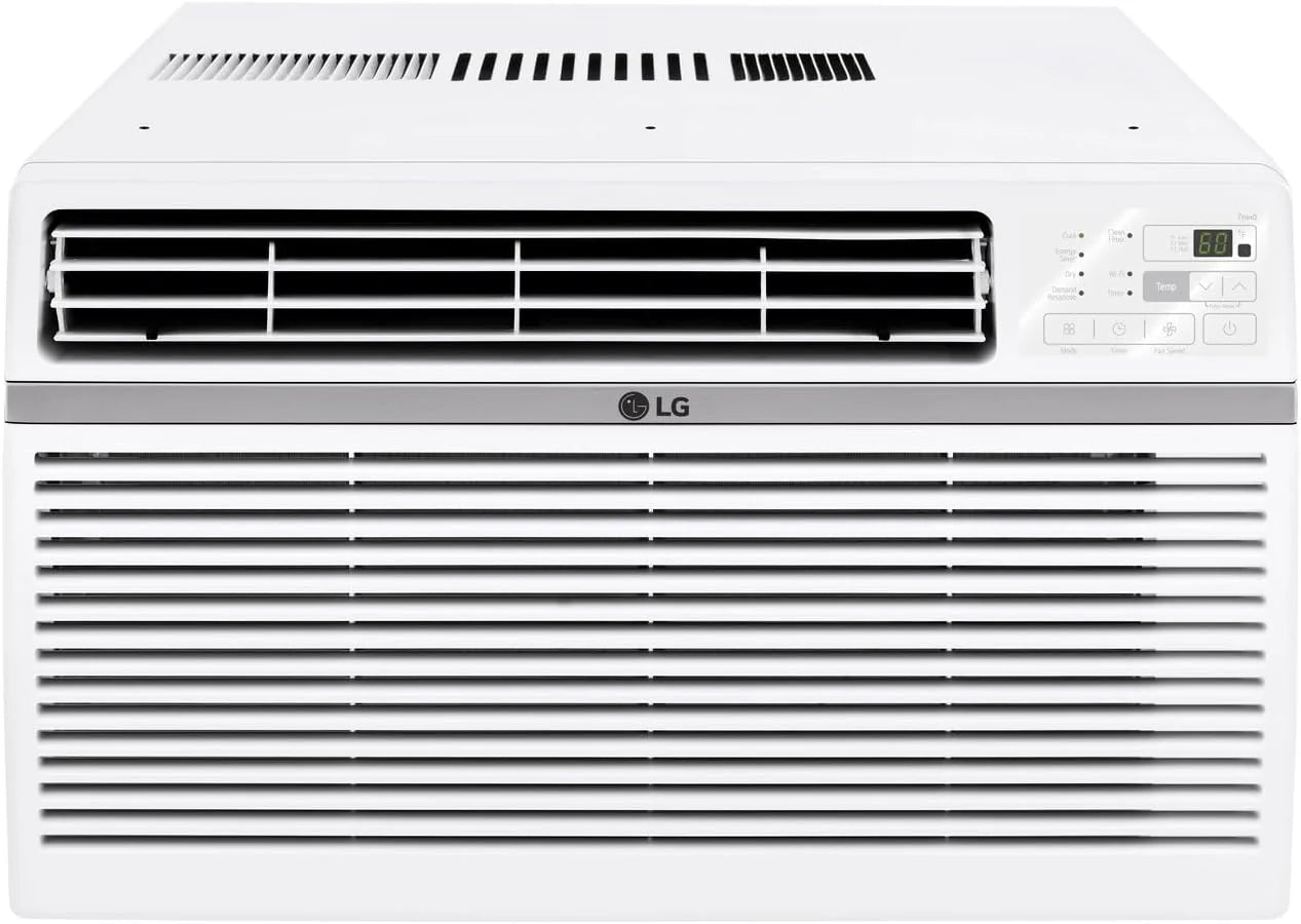 LG 6,000 BTU Window Air Conditioner, 115V, Cools 250 Sq.Ft. for Bedroom, Den