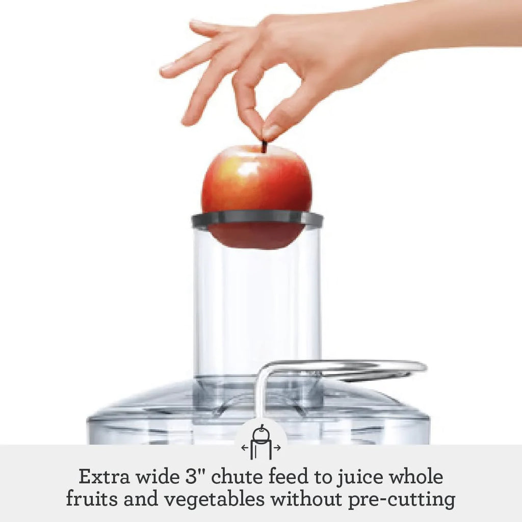 Breville BJE200XL Juice Fountain Compact Centrifugal Machine 25 fl oz Silver
