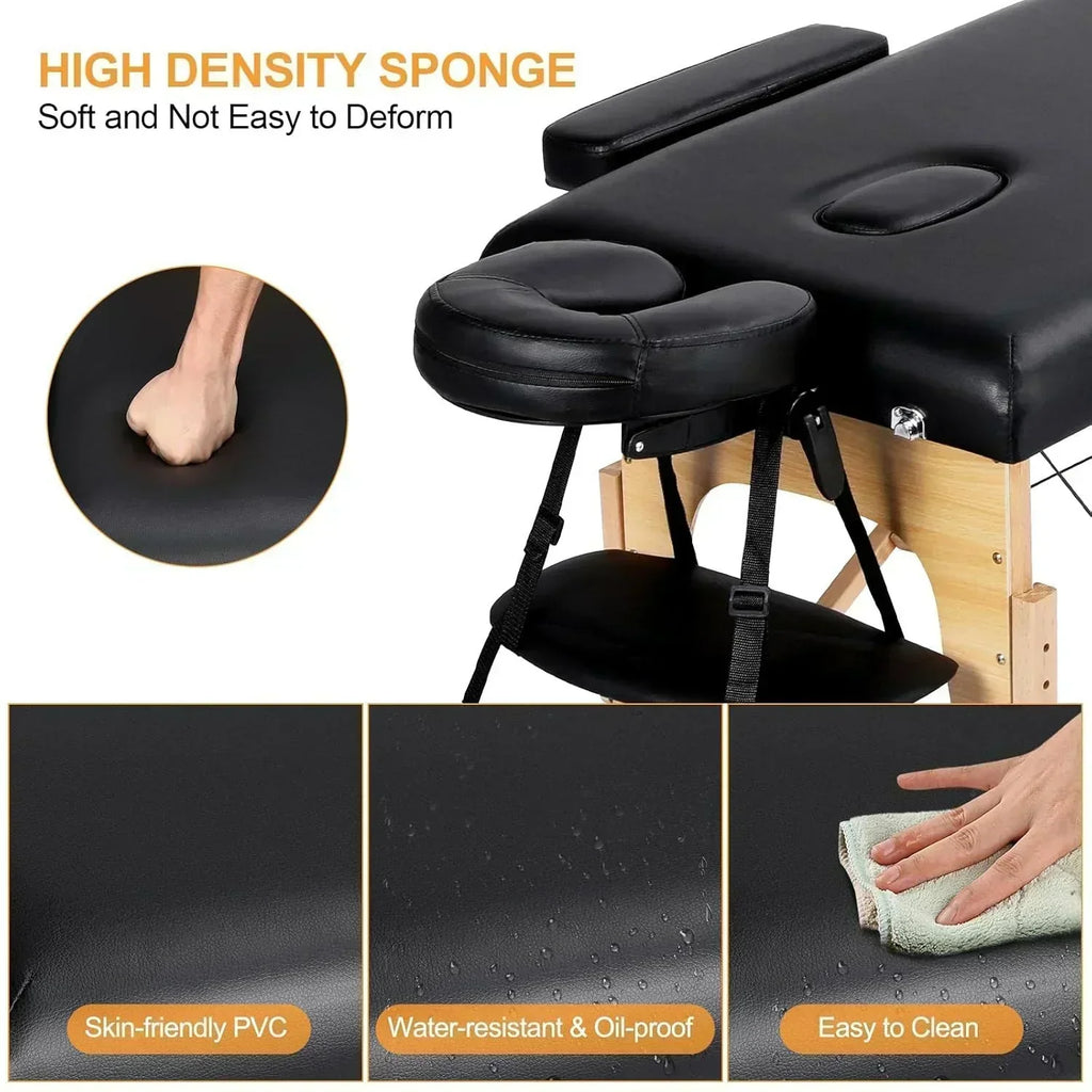 Yaheetech Massage Table Portable Lash Beds Spa Bed Massage Couch Foldable Spa Tables