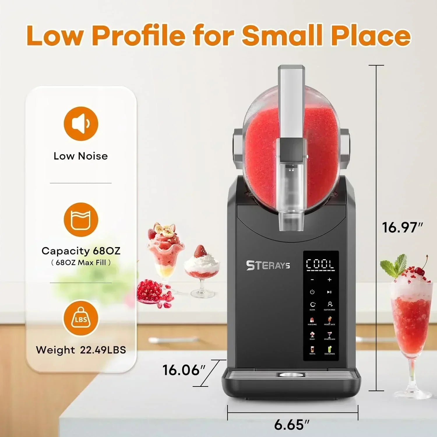 Ninja SLUSHi with RapidChill Technology 88 oz. Frozen Drink Slushie Machine 5 Preset Programs
