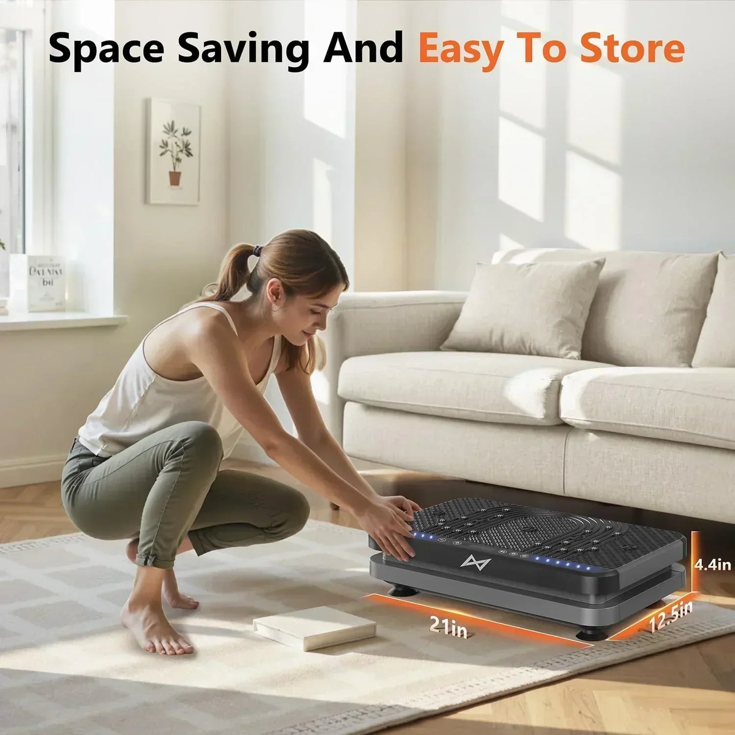 AXV Vibration Plate Fitness Platform Trainer Suitable for men and women to lose weight