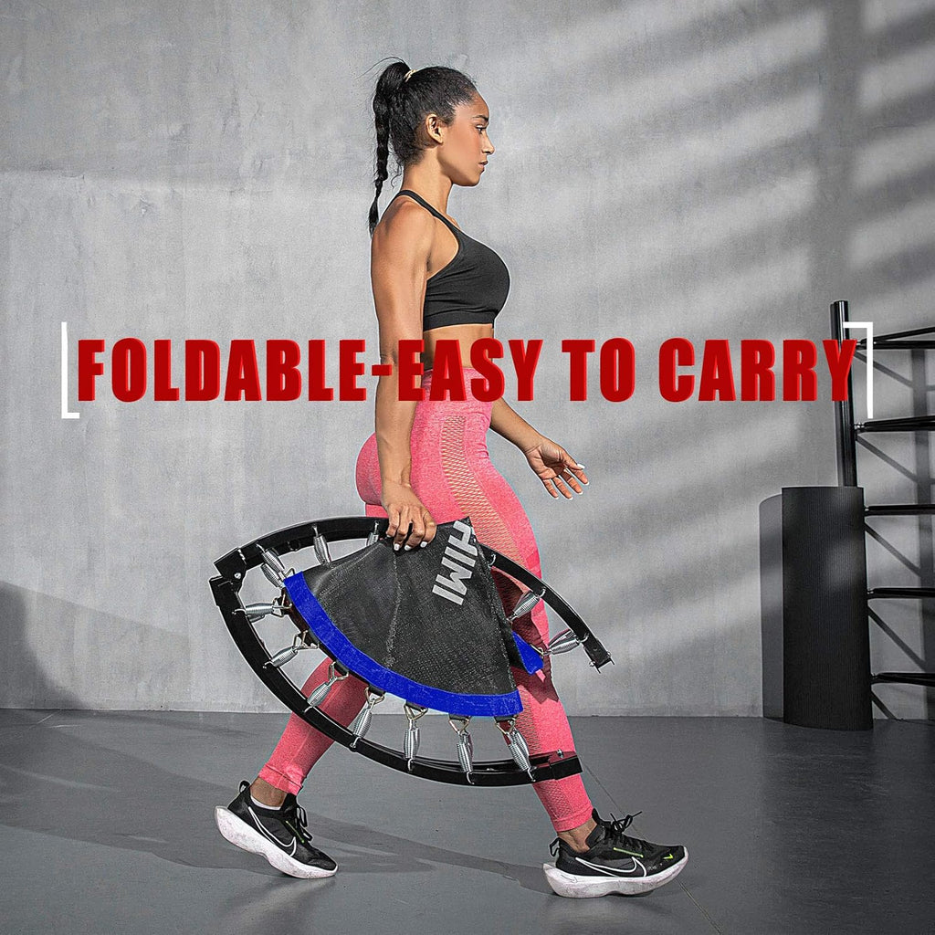 Kanchimi 40 48 Folding Mini Fitness Indoor Exercise Workout Rebounder Trampoline