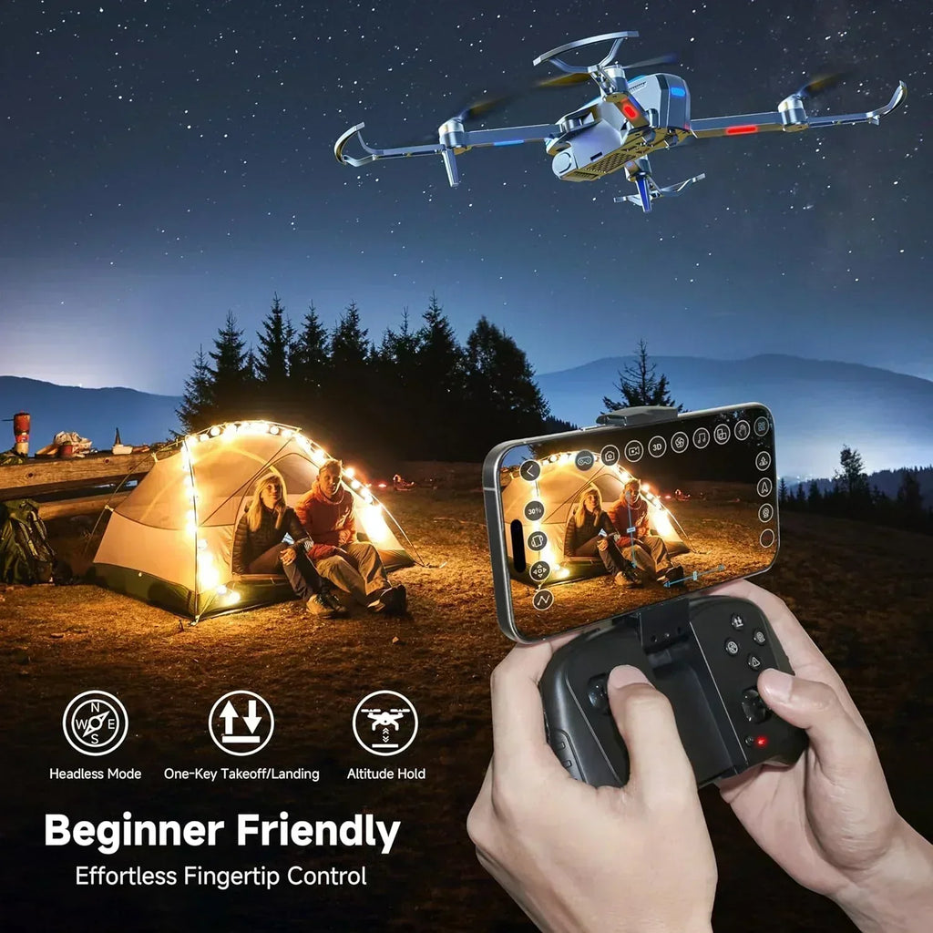 Adult drone with camera 4K brushless motor drone FPV foldable remote control quadcopter