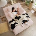50-inch indoor recliner oversized corduroy upholstered boneless sofa bed deep sleeper sofa