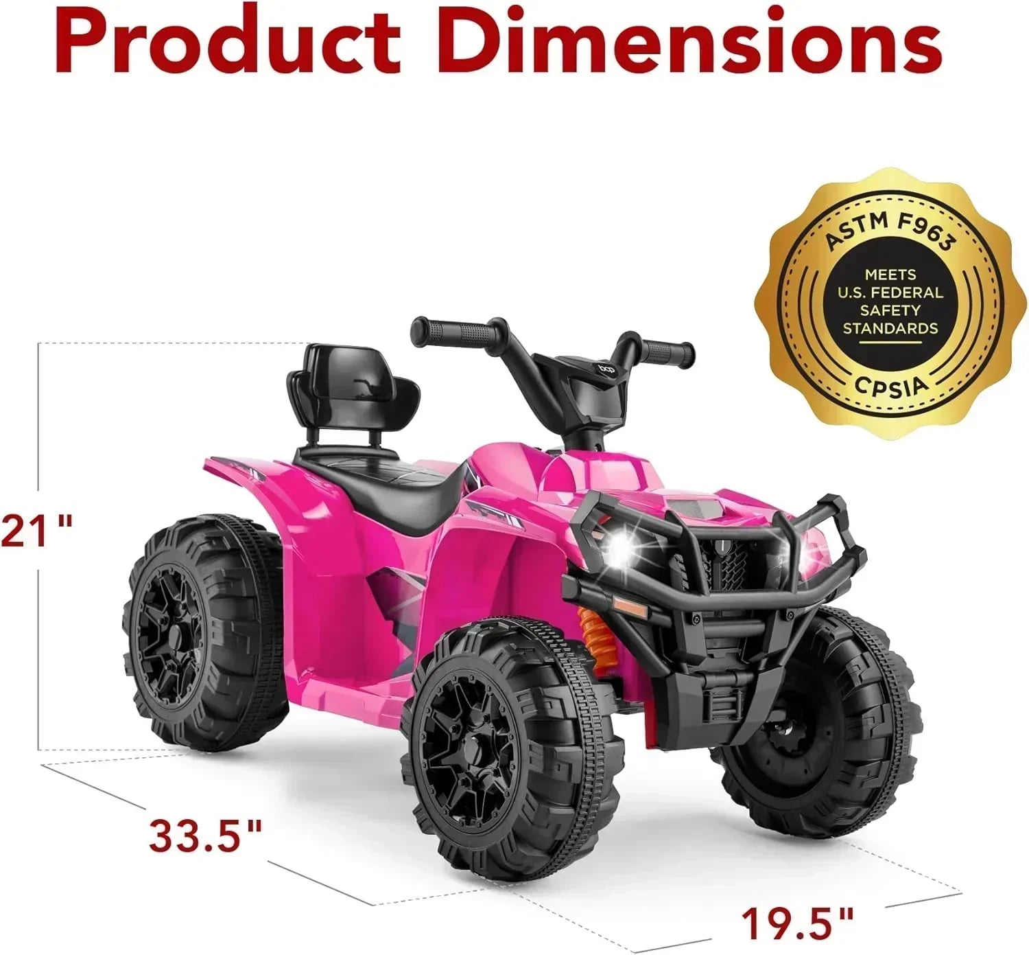 Best Choice Products 12V Kids Ride-On Electric ATV 4-Wheeler Quad Car Toy Bluetooth Audio