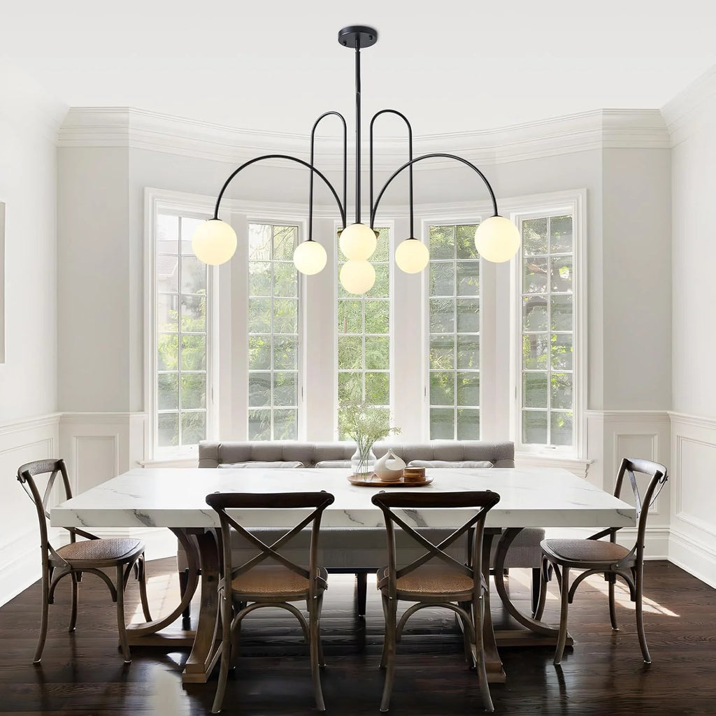 Mid Century Modern Sputnik Design Chandelier