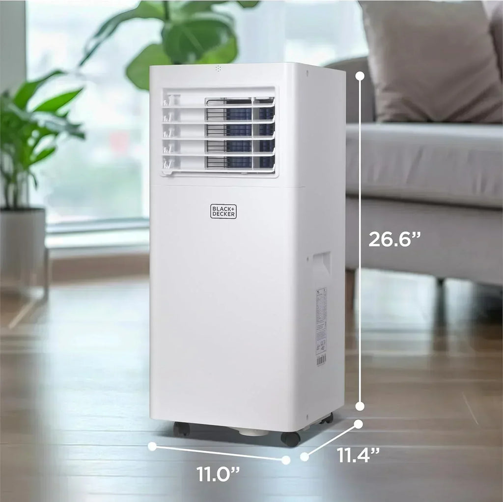BLACK+DECKER 10,000 BTU Portable Air Conditioner for Rooms up to 450 Sq with Remote Control