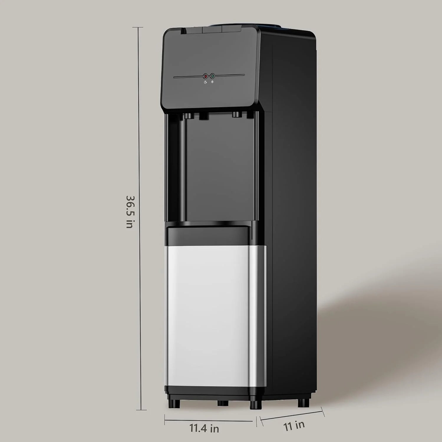 Euhomy Hot Cold Water Dispenser Top Loading Water Dispenser for 3 or 5 Gallon Bottles