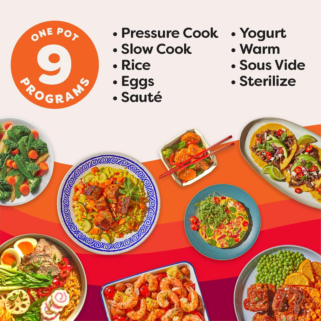 9-in-1 Multicooker Pressure Cooker Slow Cook Rice Maker Steamer Saut�� Yogurt Warmer Sterilizer