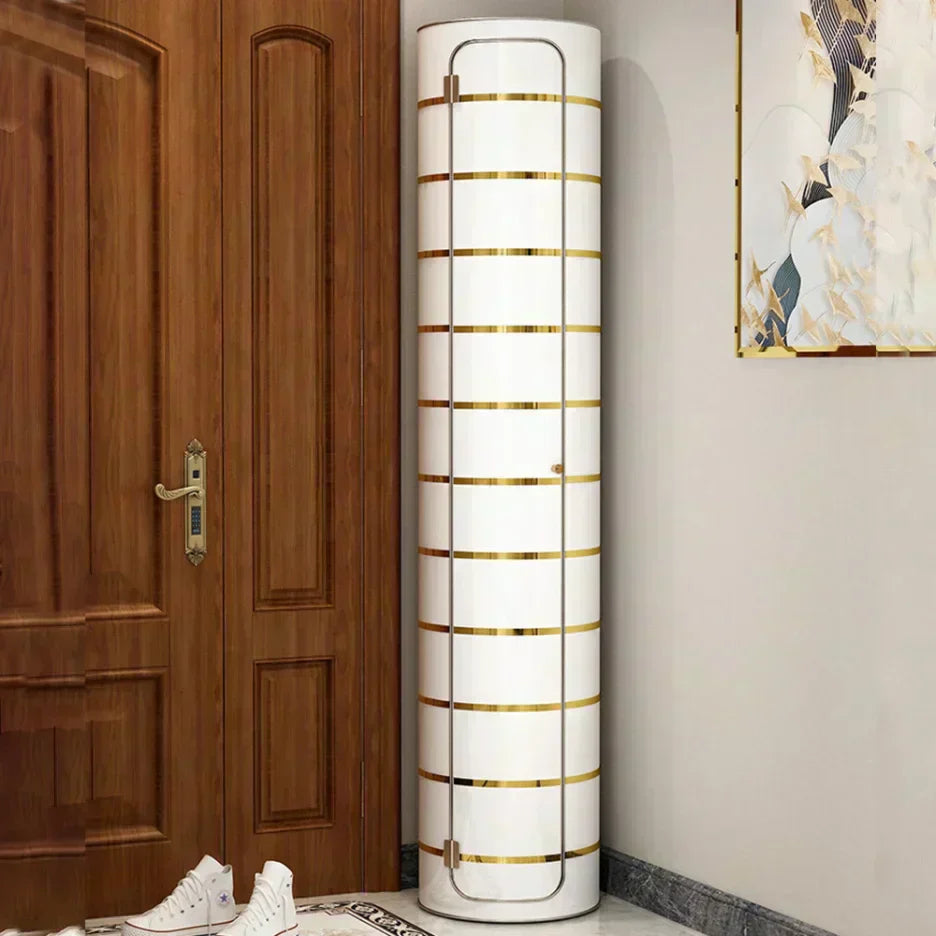 Large-capacity multi-layer rotating disinfection shoe cabinet with mirror deodorizer