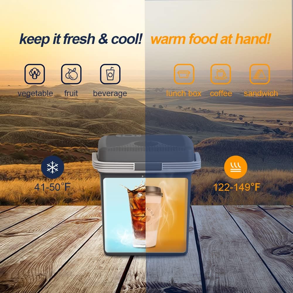 Electric Cooler & Warmer28QT/26L Portable Car Fridge Car Cooler Plug in Electric Car Coolers