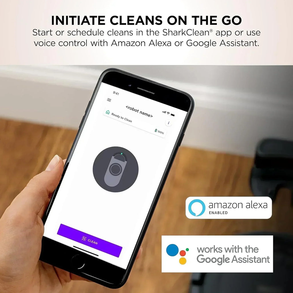 Voice Control Robot Vacuum with Matrix Clean Navigation Home Mapping 60-Day Capacity