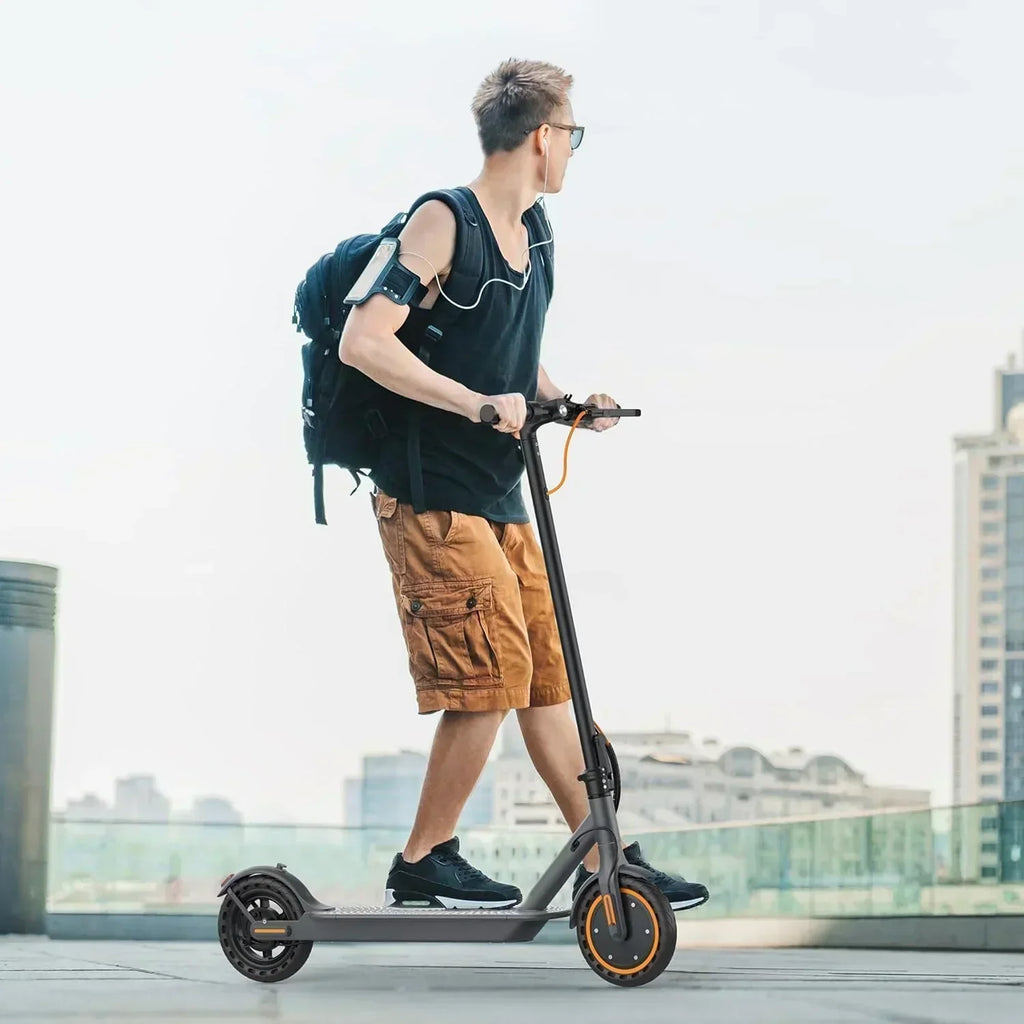 Electric Scooter 350W/500W Powerful Motor 8.5/10 Solid Tires 19/22Mph 28/21/12 Miles Range