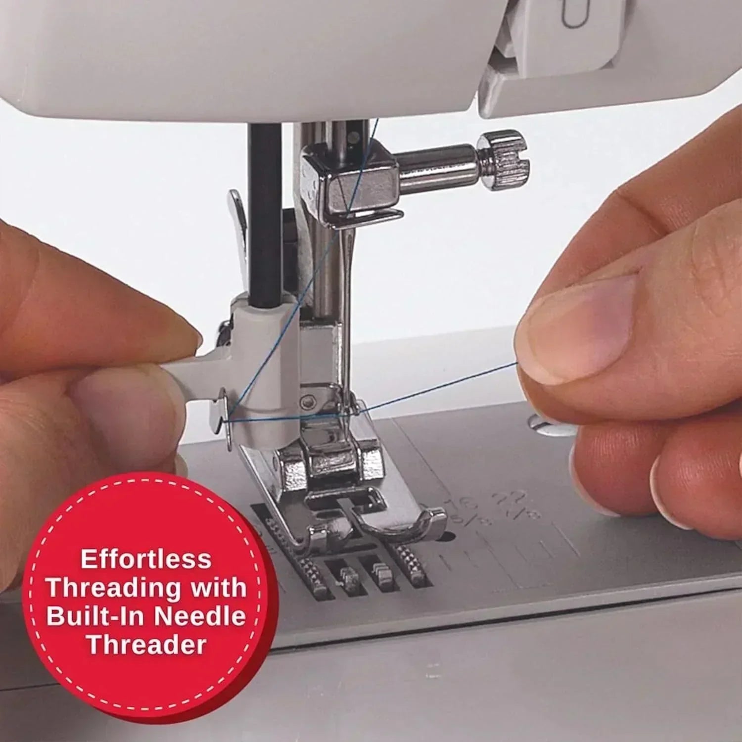 Heavy-Duty 4423 High-Speed Sewing Machine Includes Accessory Kit 97 Stitches One-Step Buttonhole