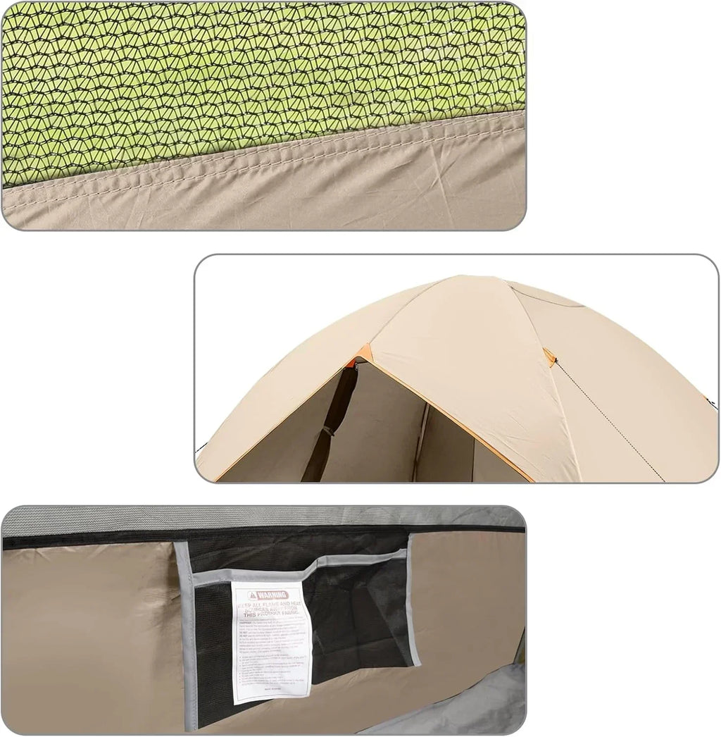Camping Tent 2/3/4/6 Person Dome Tent Portable Camping Tent Outdoor and Backpacking Beach