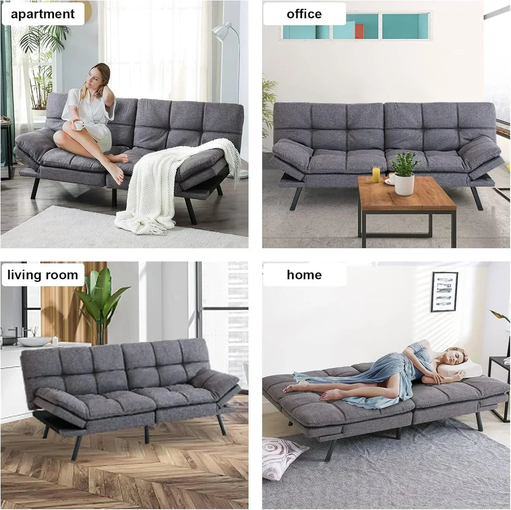 Futon Sofa Bed Memory Foam Sofa Bed Couch