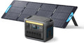 Portable Power Station, 1800W (2400W Peak) Solar Generator, 58 Minutes to Fully Charge, 1056wh LiFePO4 Battery,