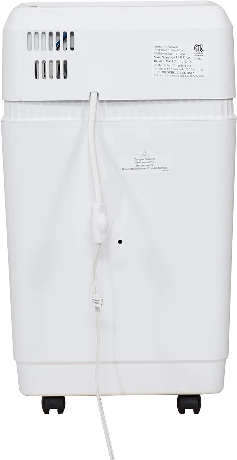 AIRCARE Space Saver Large Evaporative Whole House Commercial 6 Gallon Humidifier