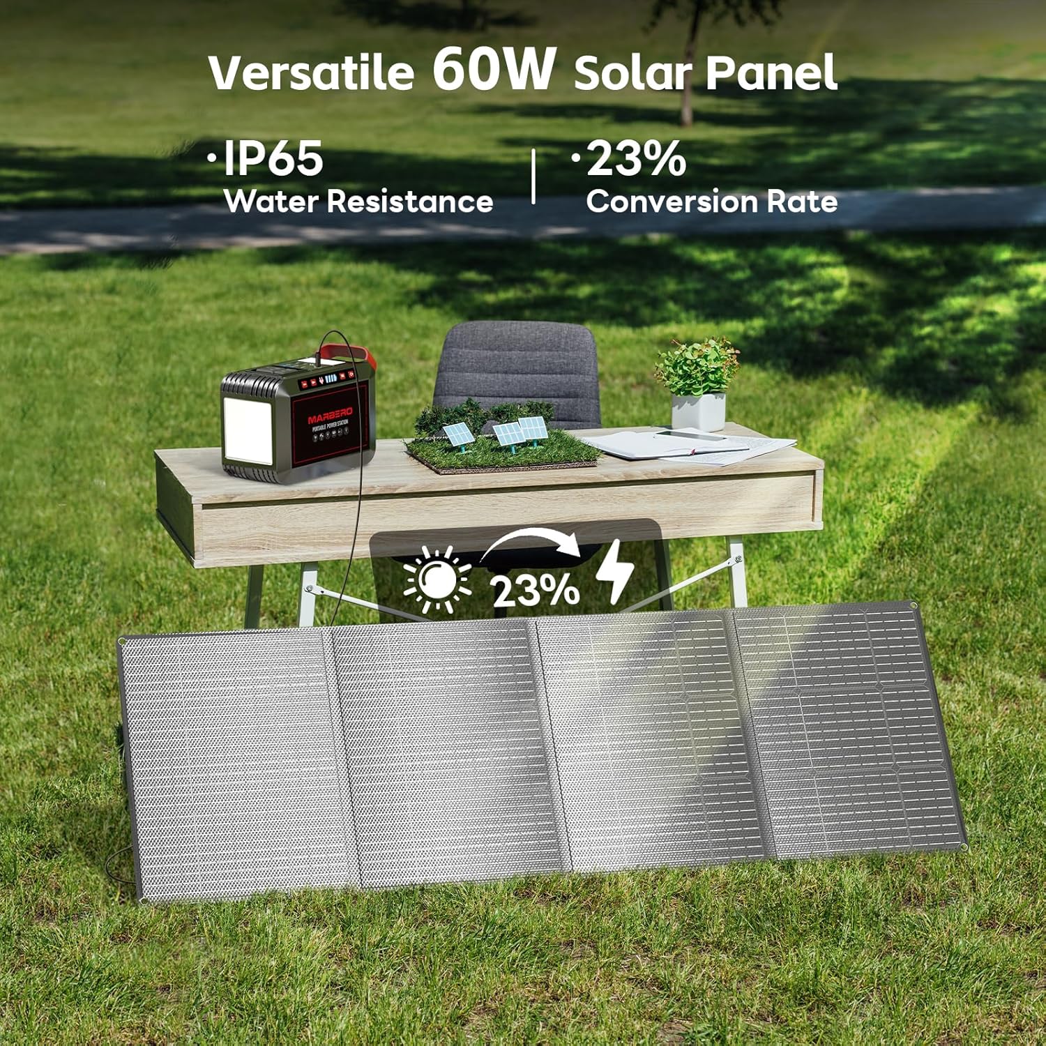 Portable Power Station 88Wh Camping Lithium Battery Solar Generator Fast Charging Power Bank