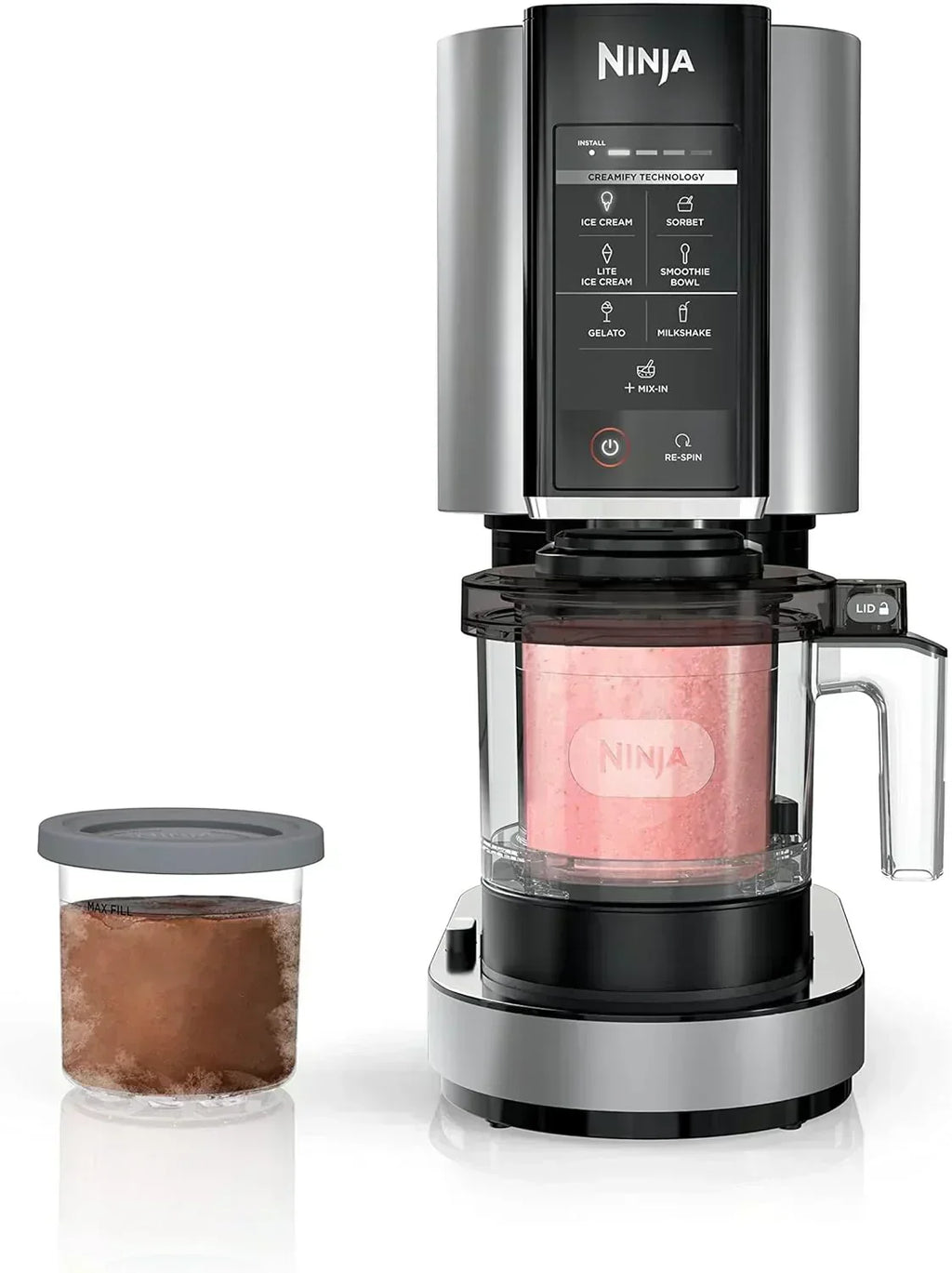 Ninja NC301 CREAMi Ice Cream Maker for Gelato Mix-ins Milkshakes Sorbet Smoothie Bowls More