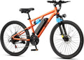 Qlife Racer Electric Bike for Adults - 21-Speed Mountain Lightweight Ebike