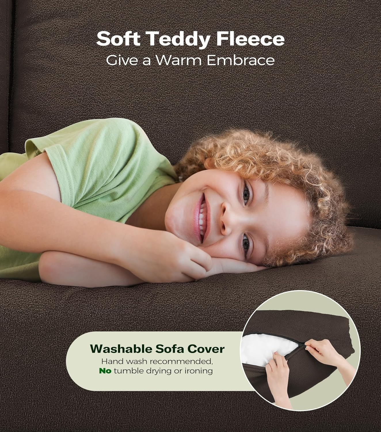 Loveseat Sofa 51 Love Seat Comfy Corduroy Small Loveseat Tool-Free Setup Couch