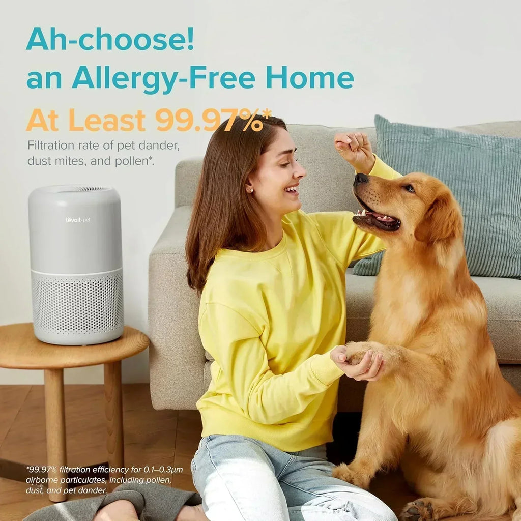 Air Purifier for Bedroom Allergies and Pet Hair 56W High Torque Motor