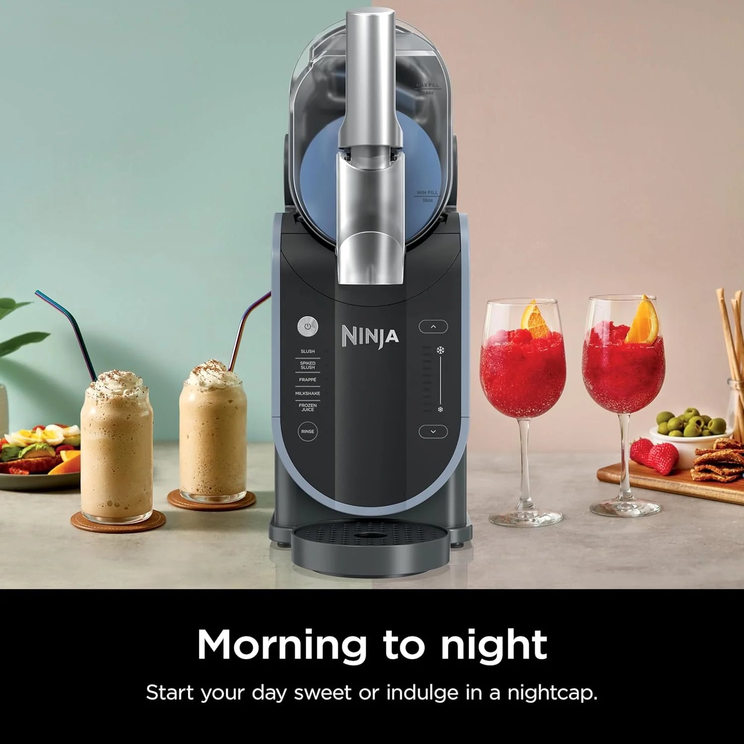 Ninja SLUSHi with RapidChill Technology, 88 oz. Frozen Drink & Slushie Machine, 5 Preset Programs, Margaritas, Frapp��s, and More