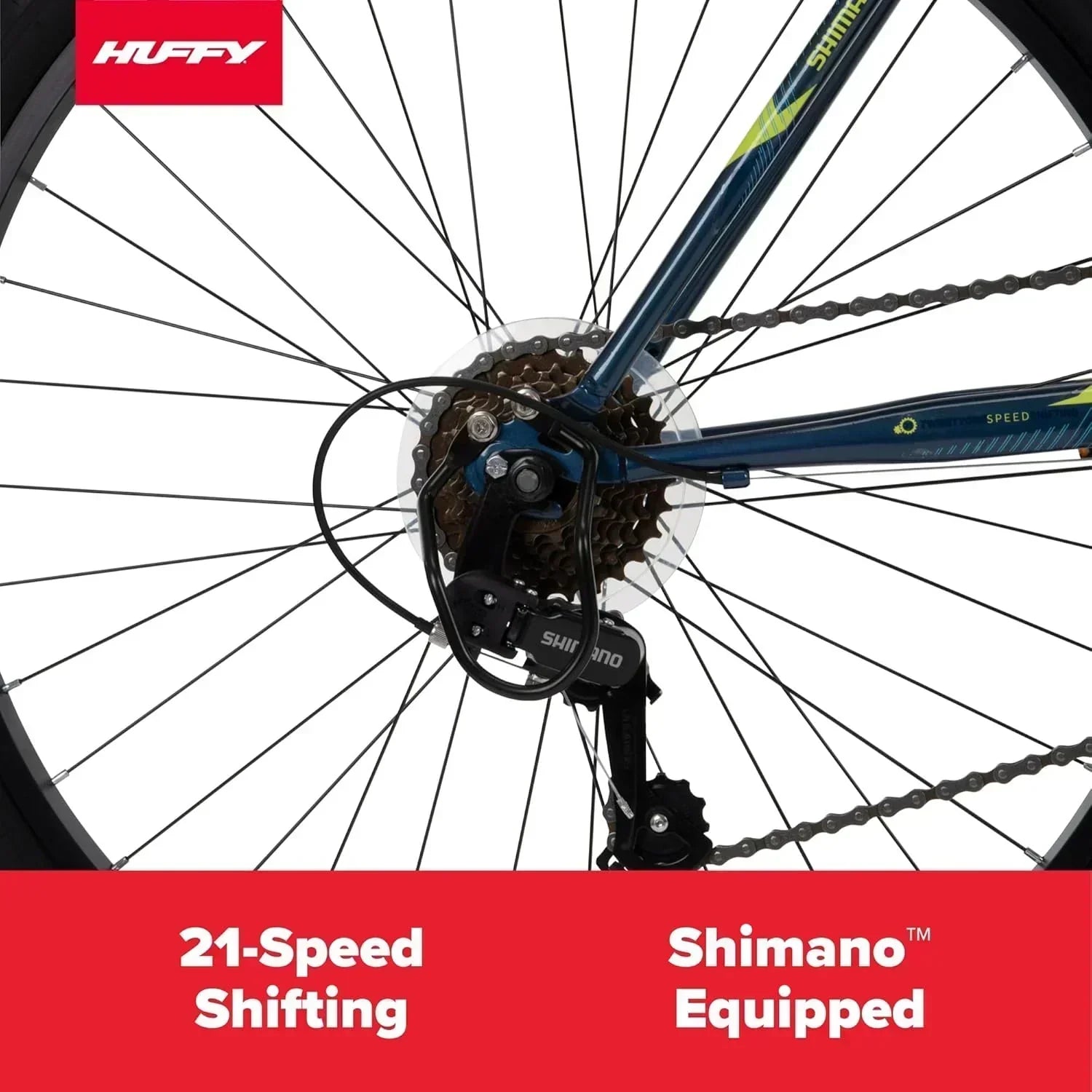 Huffy Stone Mountain Hardtail Mountain Bike for Boys/Girls/Men/Women 20/24/26 Sizes