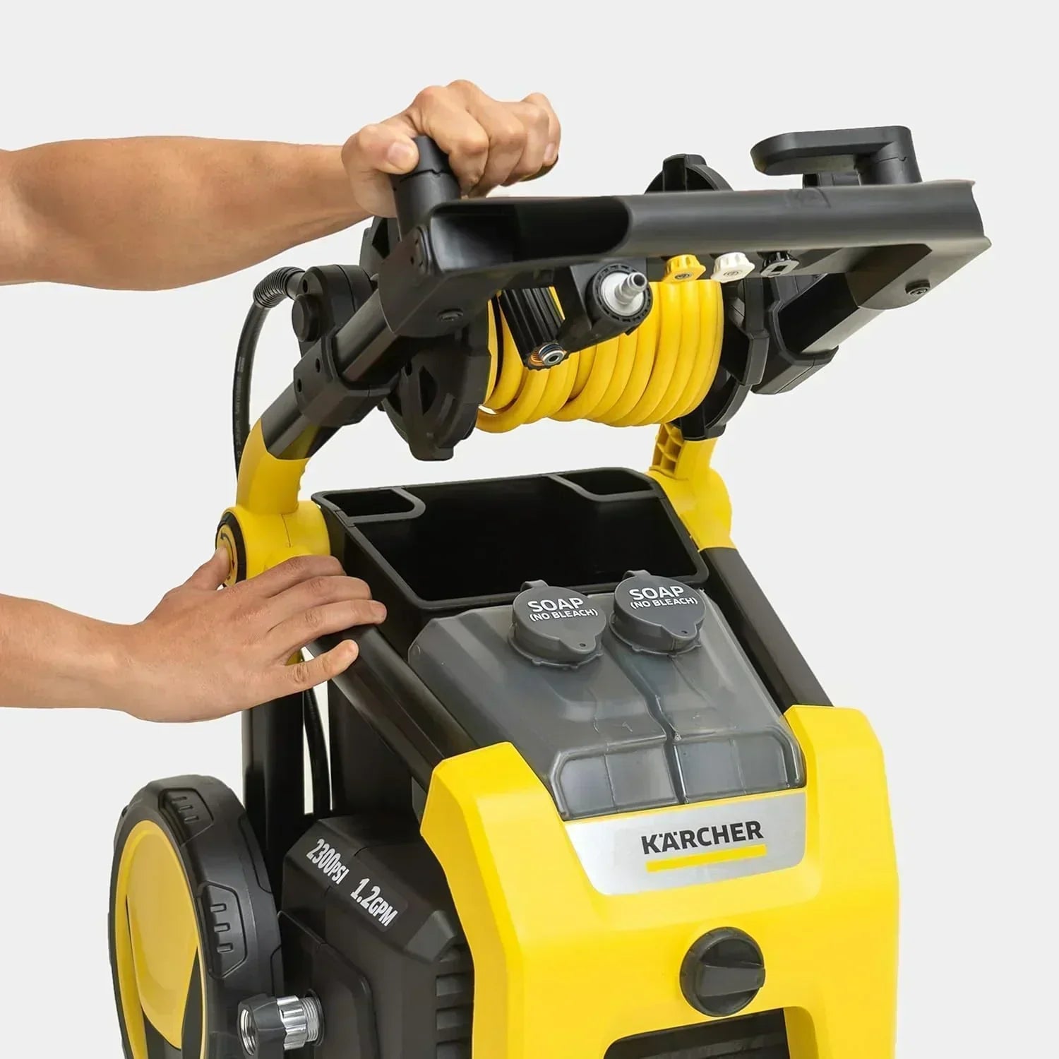 Kärcher Pressure Washer K1700 3 nozzles detergent box
