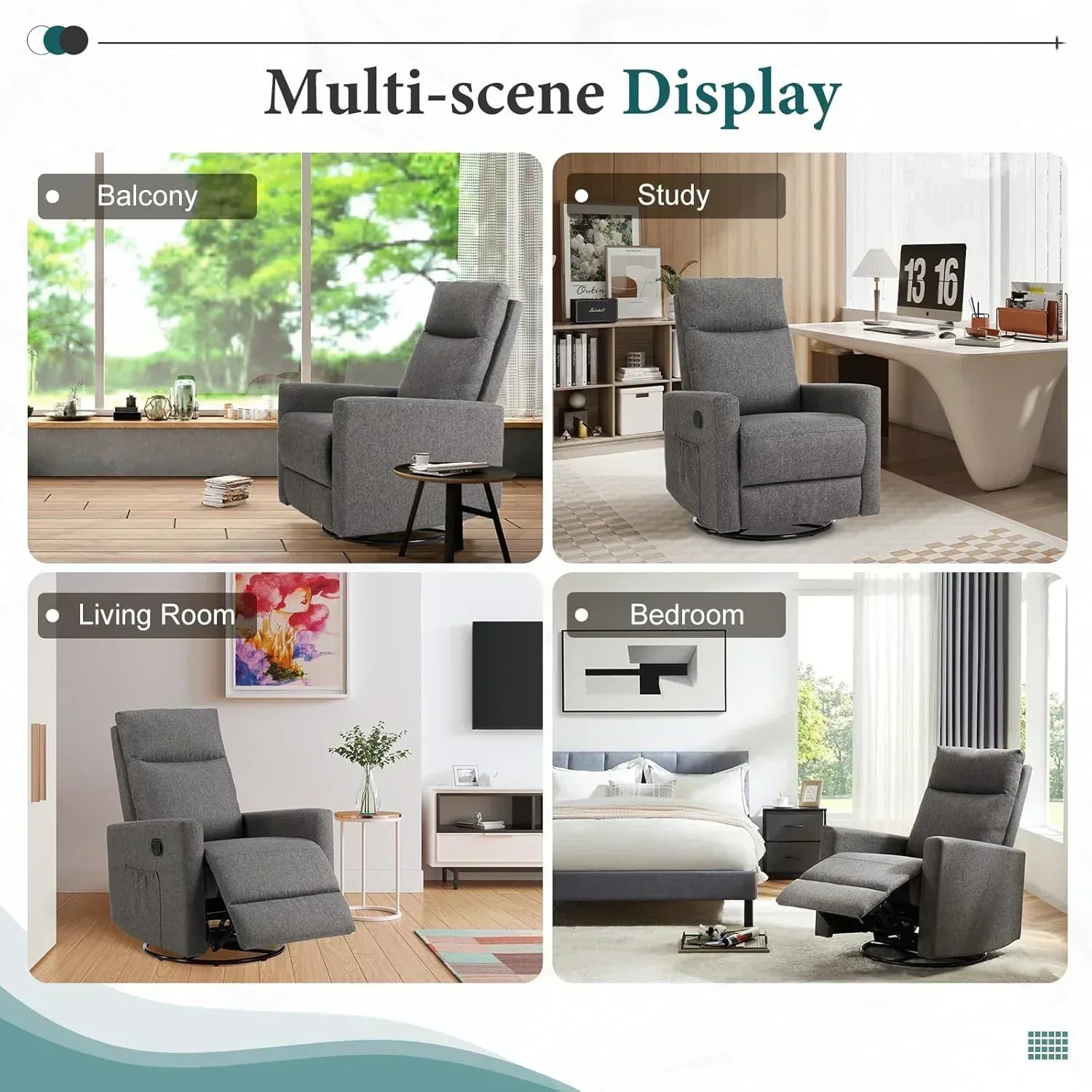 Adult recliner living room massage recliner adjustable home theater chair single sofa
