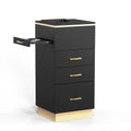 OmySalon Salon Storage Station Barber Stations Beauty Salon Spa Equipment with 3 Drawers