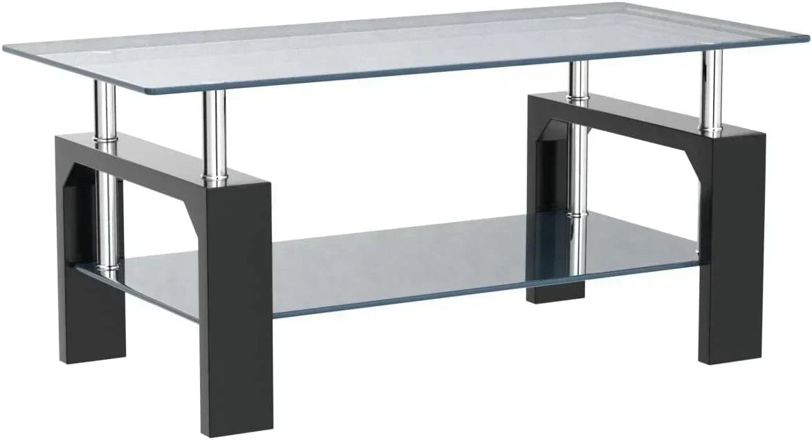 Living Room Rectangle Coffee Table Tea Table Suitable for Waiting Room Modern Side Coffee Table