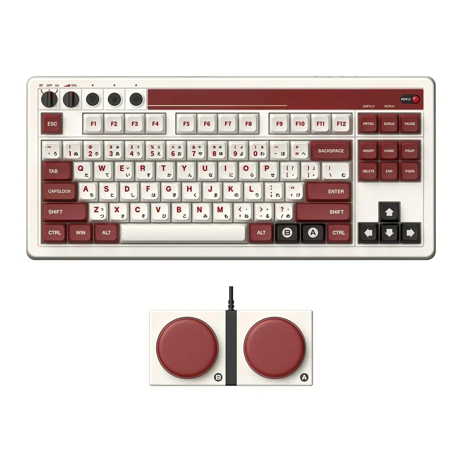 Retro Mechanical Keyboard Bluetooth/2.4G/USB-C