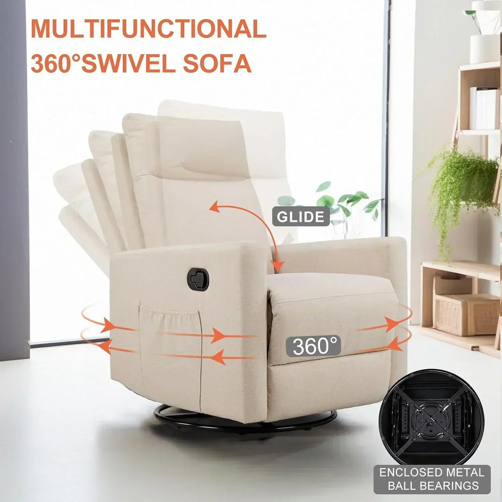 Sweetcrispy Massage Recliner Chair for Adults Adjustable Home Theater Seating