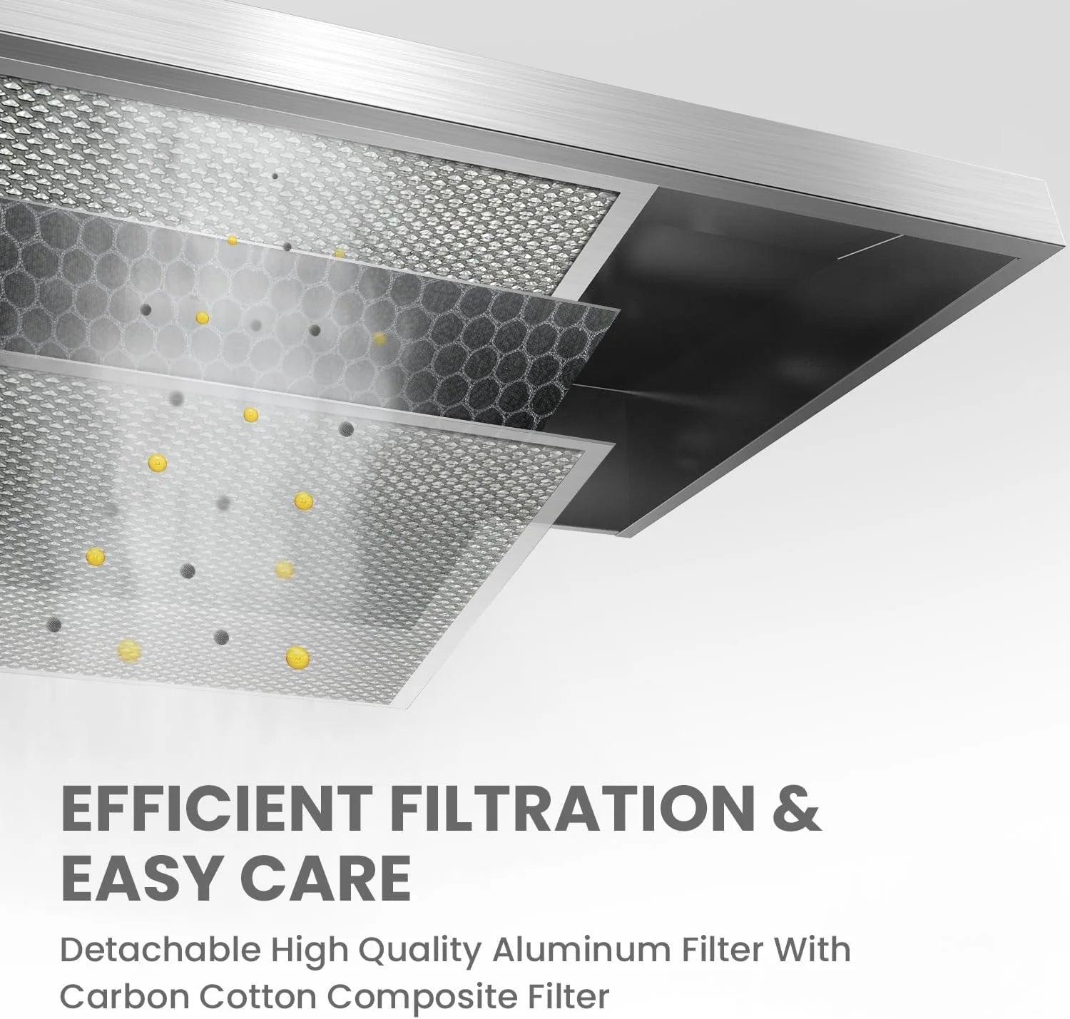 Comfee 30 Under Cabinet Ducted/Ductless Convertible Slim Vent Durable Stainless Steel Kitchen Reusable Filter