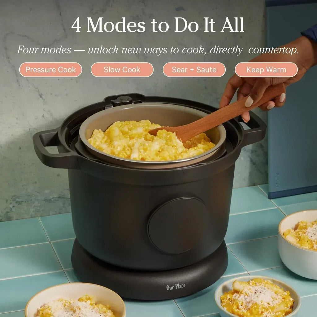 Our Place Dream Cooker 6-quart Multicooker 4 Versatile Modes Pressure Cook Slow Cook Sear