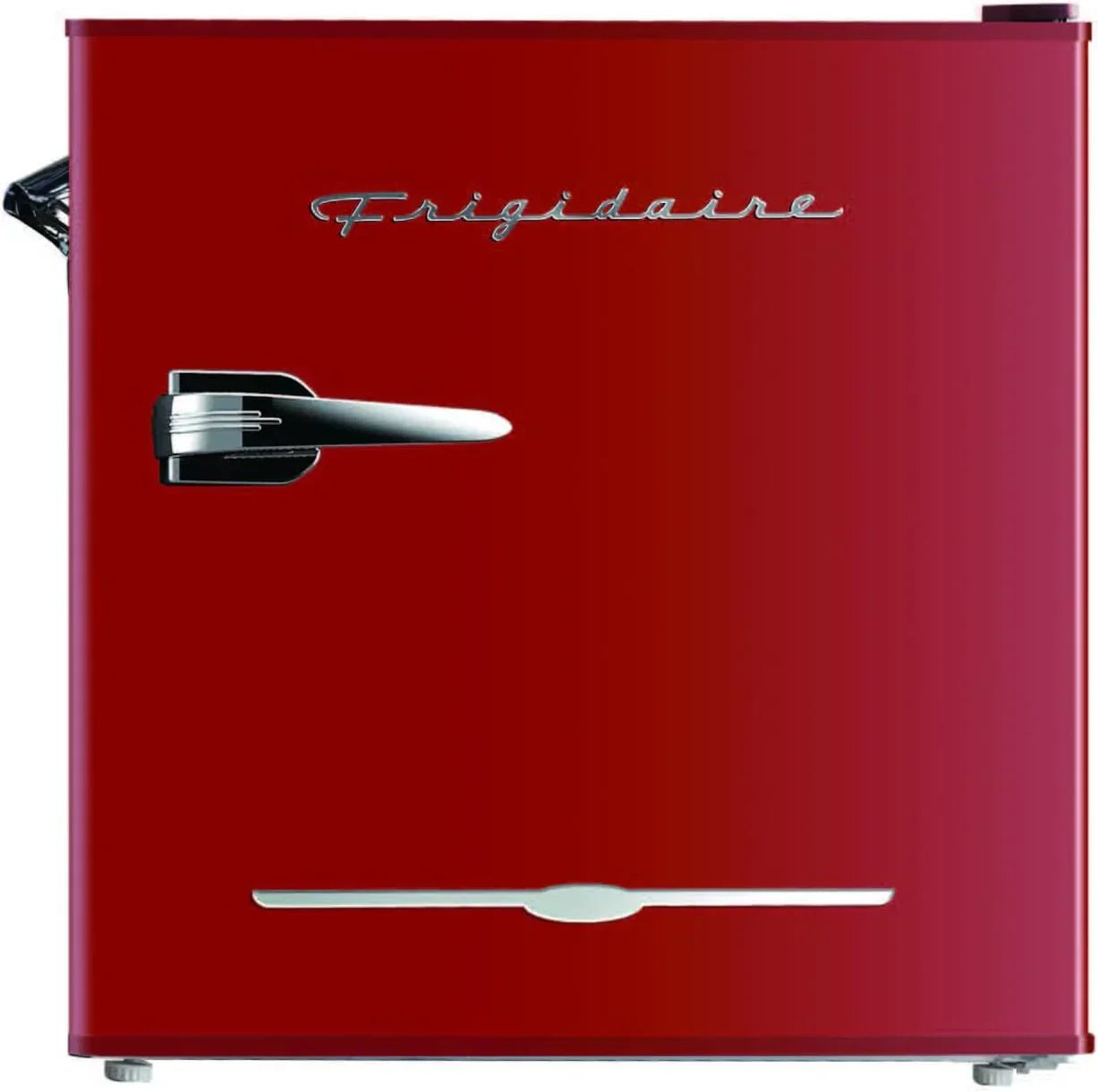 Frigidaire EFR176 Retro Compact Fridge with Chiller Mini Refrigerator Built-in Bottle Opener