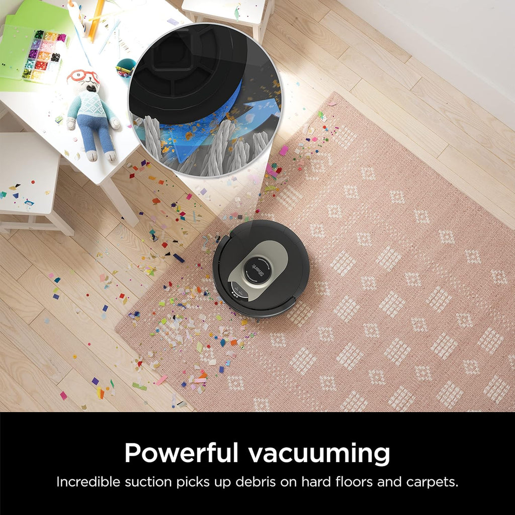 AI Robot Vacuum with XL HEPA Self-Empty Base Bagless 60-Day Capacity LIDAR Navigation